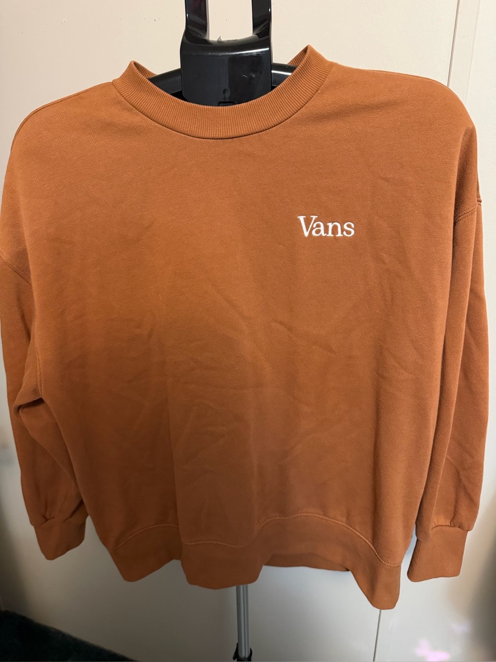 Vans "Seeking Dreams" Flower Back Print Crewneck Sweater - Size Small